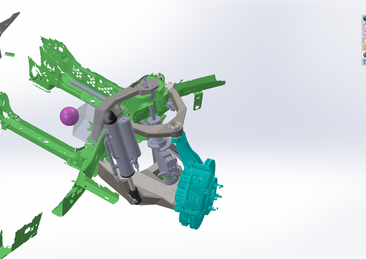 2027 Ram TRX Fabricated Replacement Lower A-Arm kit - Stock Length
