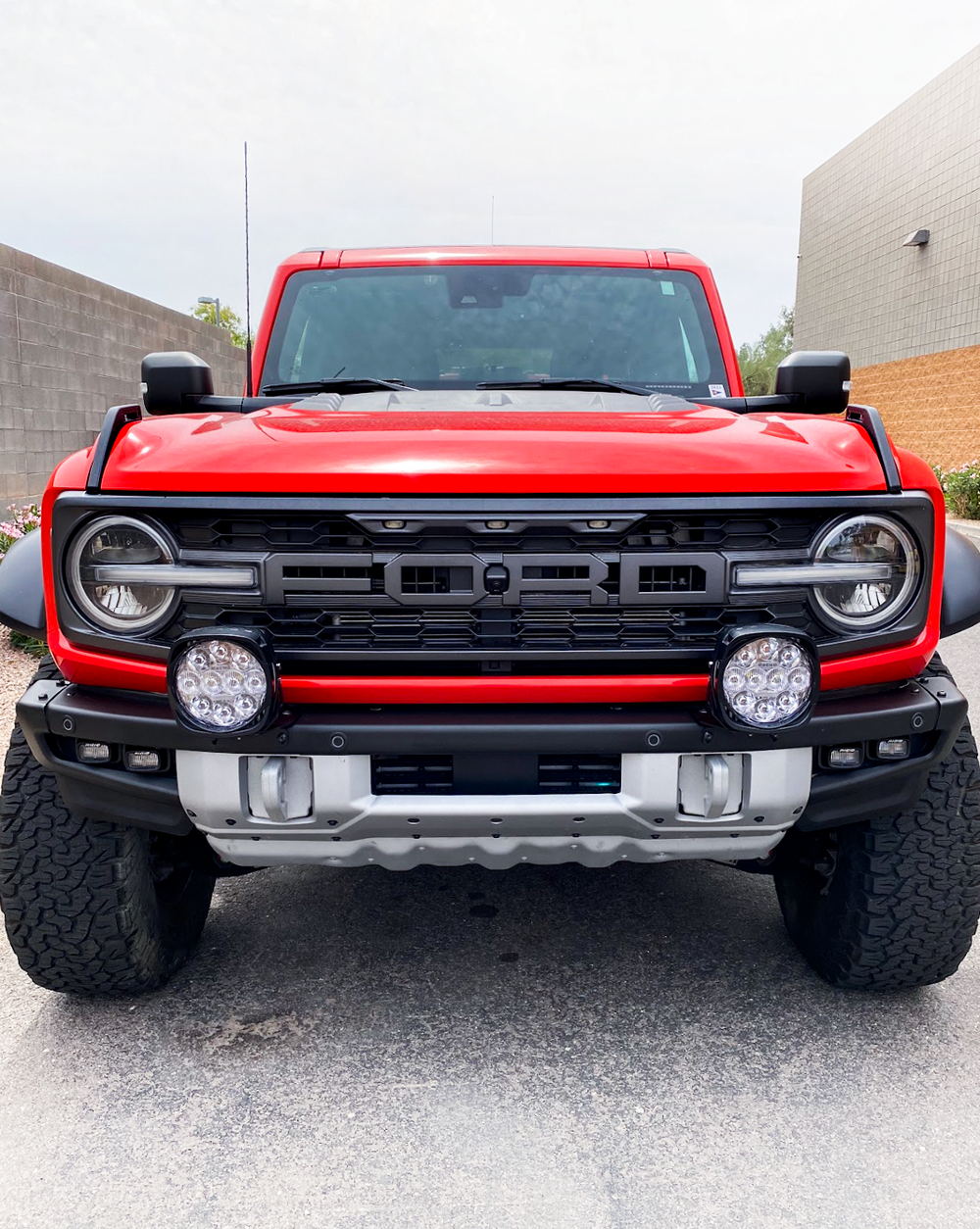 2022, 2023, 2024 Bronco Raptor Front Light Mount Brackets for Stock Modular Bumper - Pair