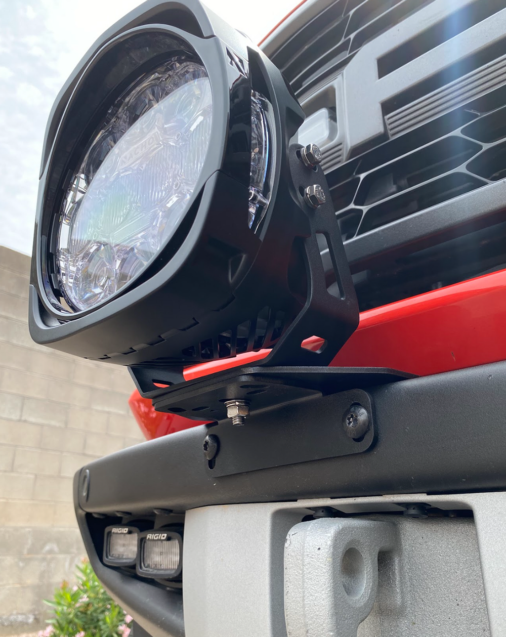 2022, 2023, 2024 Bronco Raptor Front Light Mount Brackets for Stock Modular Bumper - Pair