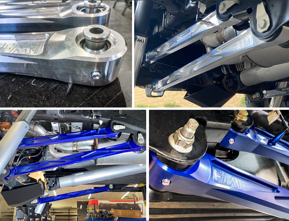 F150 Raptor (2021-2024) Billet Aluminum Rear Suspension Kit with Ultra-Flex Joints and Adjustable Panhard Bar