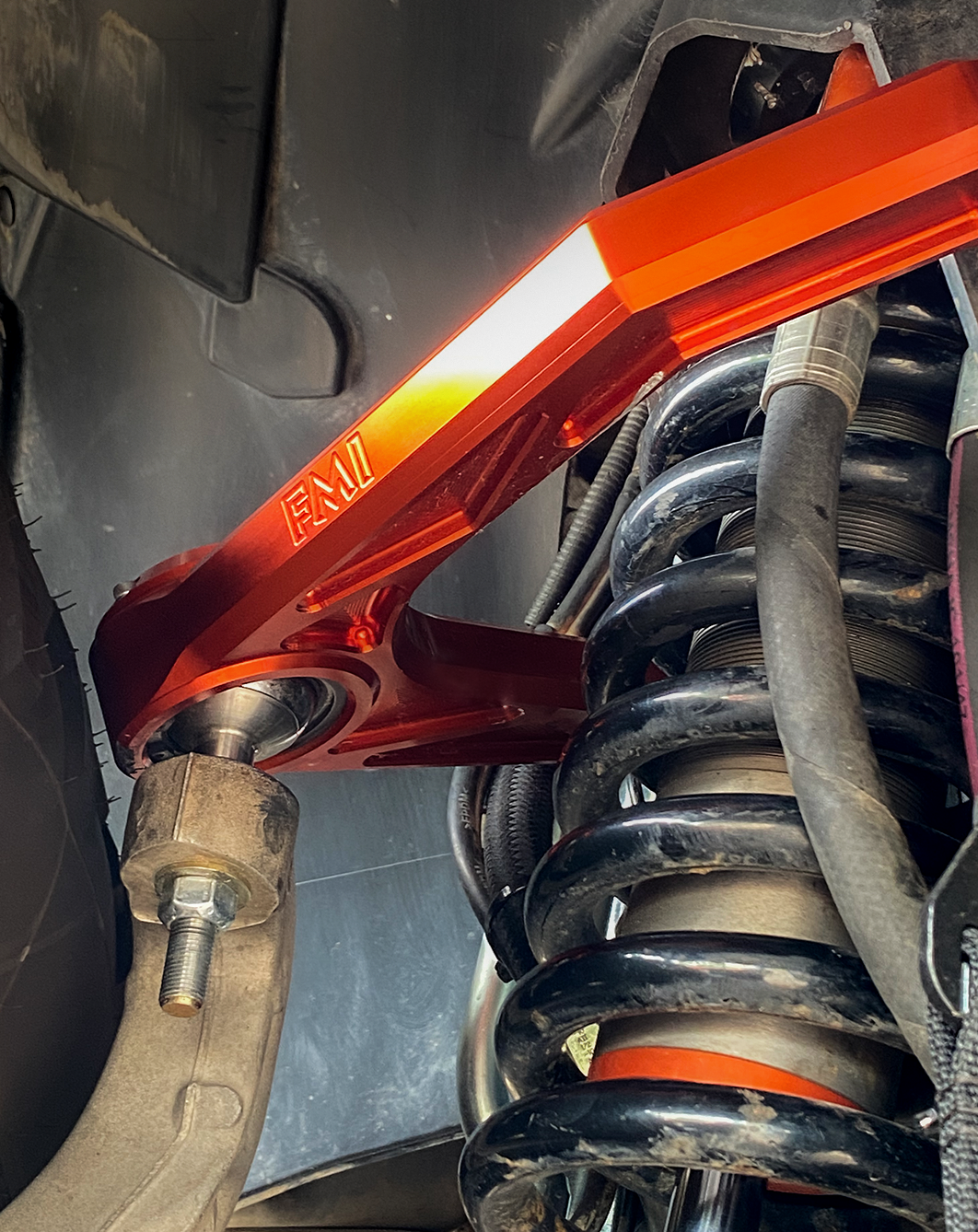 stock length Billet Upper Control Arm Kit  For 2017, 2018, 2019, 2020 Ford Raptor