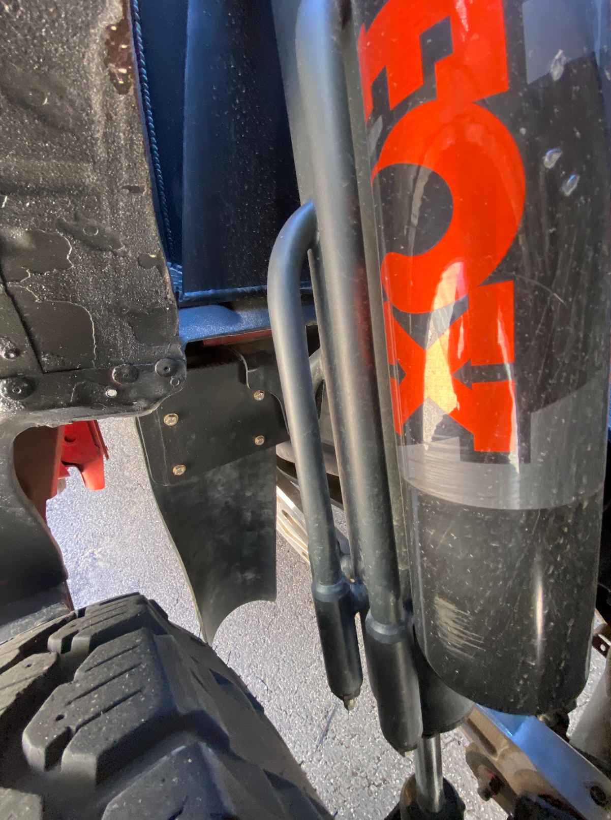 (2017-2023) Gen 2 & Gen 3 Raptor - Rear Shock Mud Flap Frame Mount