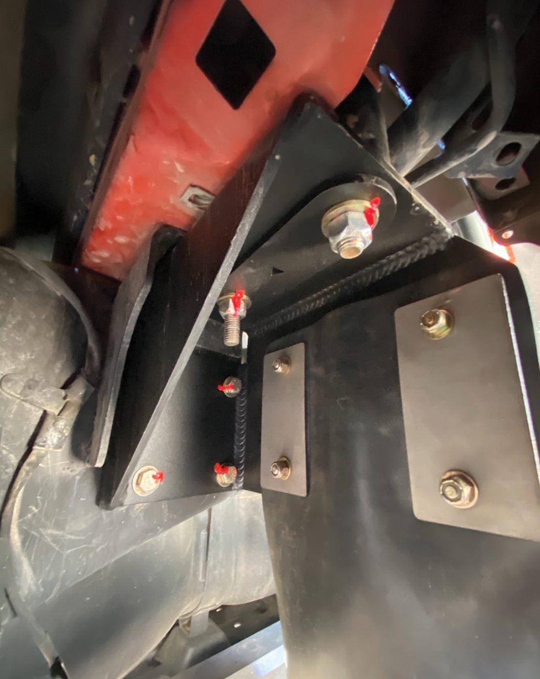 (2017-2023) Gen 2 & Gen 3 Raptor - Rear Shock Mud Flap Frame Mount