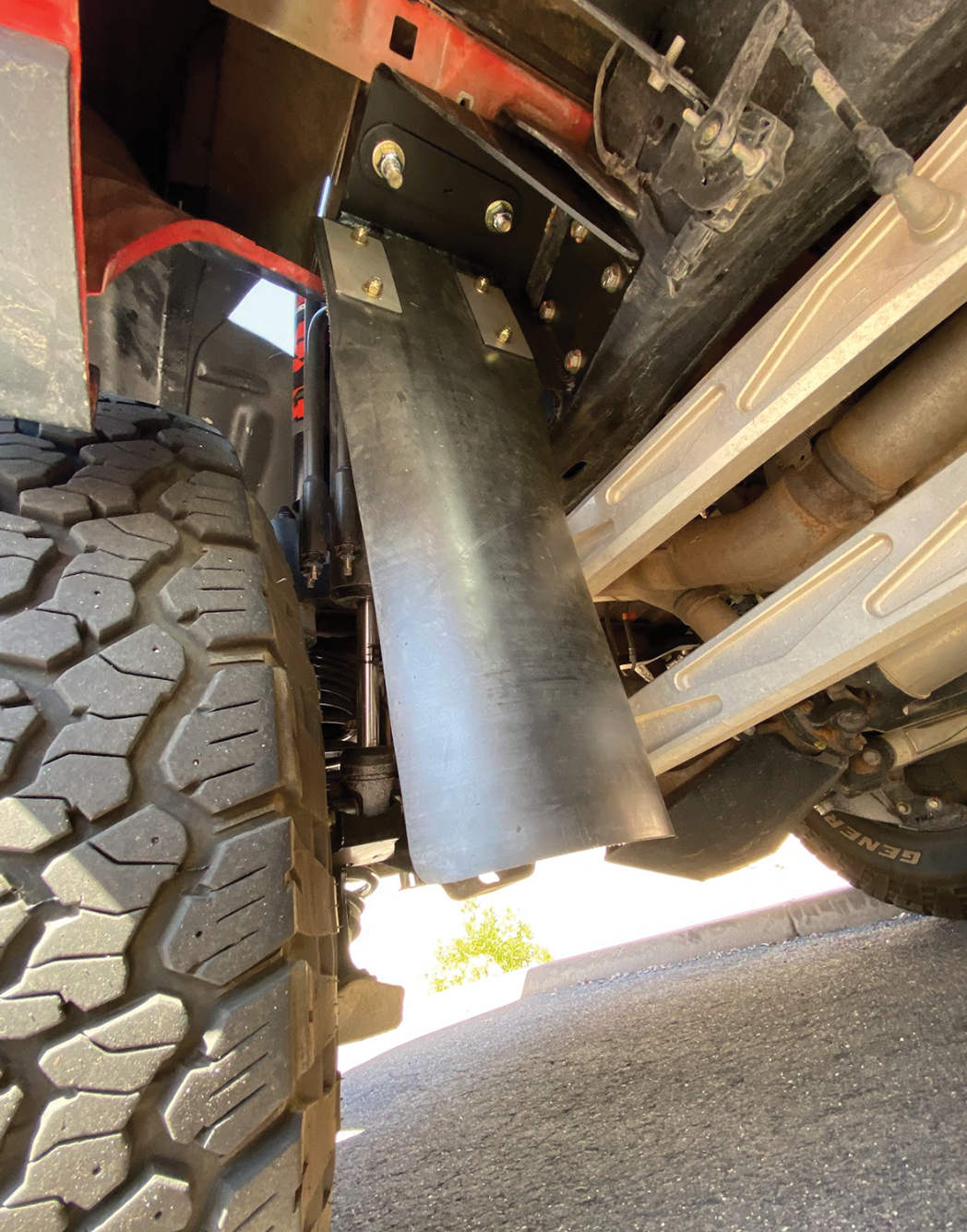 (2017-2023) Gen 2 & Gen 3 Raptor - Rear Shock Mud Flap Frame Mount