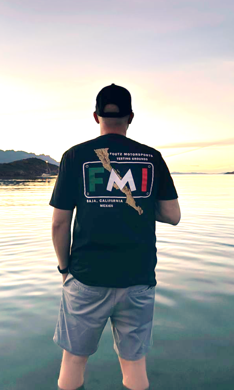 BORN TO BAJA T-SHIRT - MENS SHORT SLEEVE