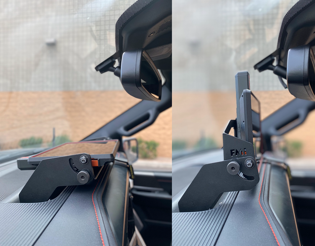 (2024+) Gen 3.5 Raptor - and 2024-up F150 - Center Dash Fold Down GPS mount - Garmin TREAD XL