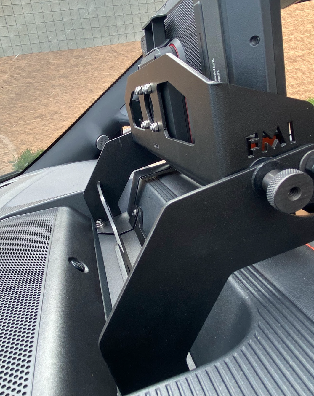 (2024+) Gen 3.5 Raptor - and 2024-up F150 - Center Dash Fold Down GPS mount - Garmin TREAD XL