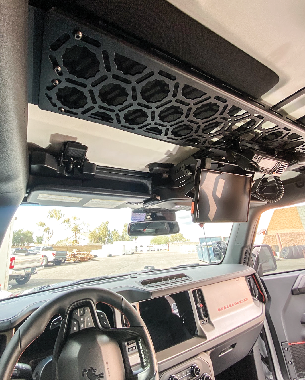 Fold Down Garmin TREAD-XL GPS Mount - (for Bronco & Bronco Raptor Roof Panel)