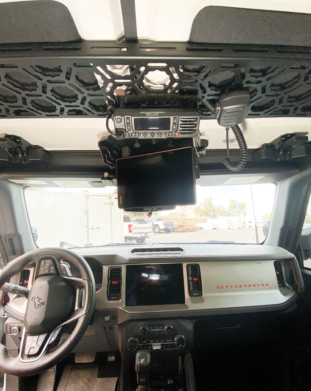 Fold Down Garmin TREAD-XL GPS Mount - (for Bronco & Bronco Raptor Roof Panel)