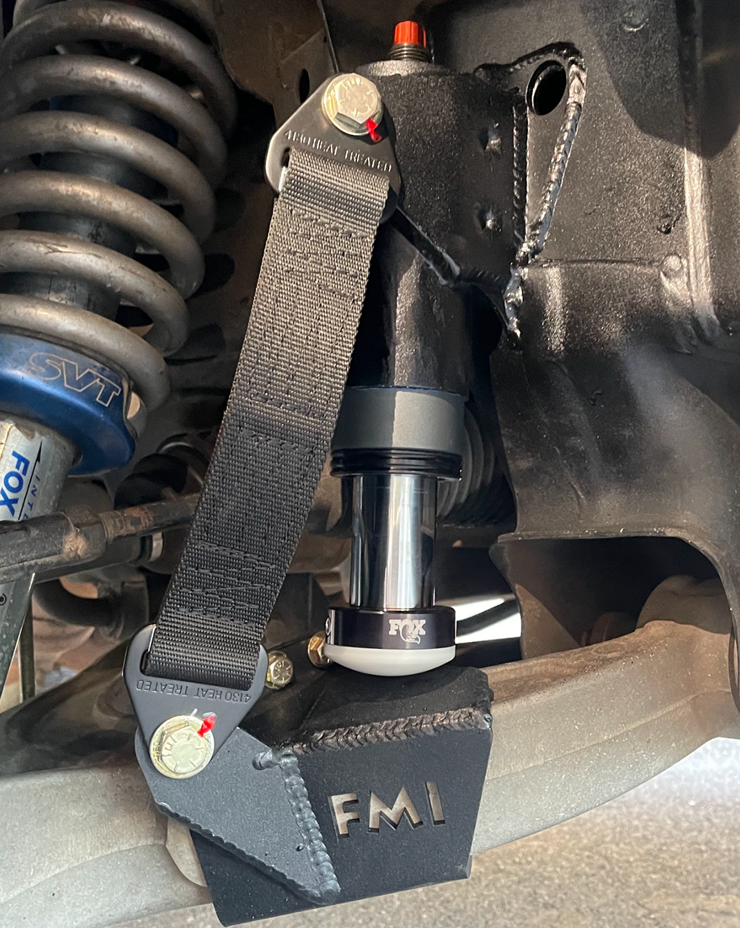 Gen 1 Raptor Front Limit Strap and Bump Stop Kit for Stock Lower A-Arm (2010,2012,2013,2014)