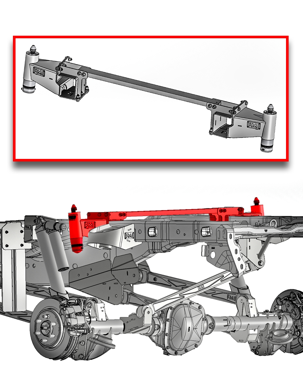 Gen 1 to Gen 3 Raptor Conversion, Rear Bump Stop Kit