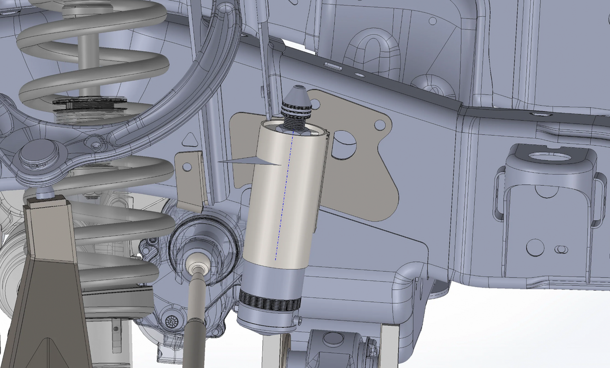 2021-2025 Gen 3 Raptor Front Bump Stop For Fabricated Lower A-Arm
