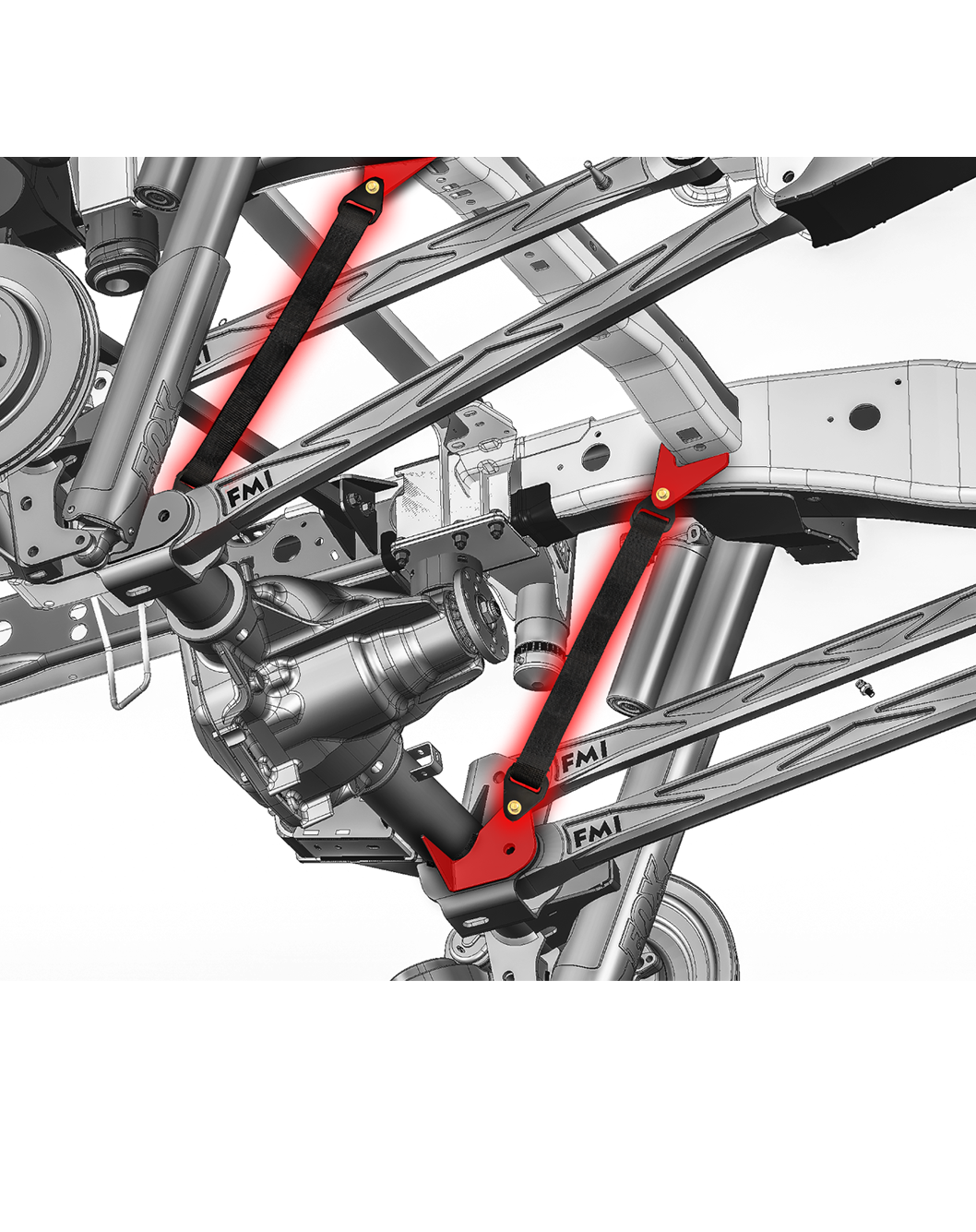 2021-2025 Gen 3 Raptor Rear Limit Strap Kit