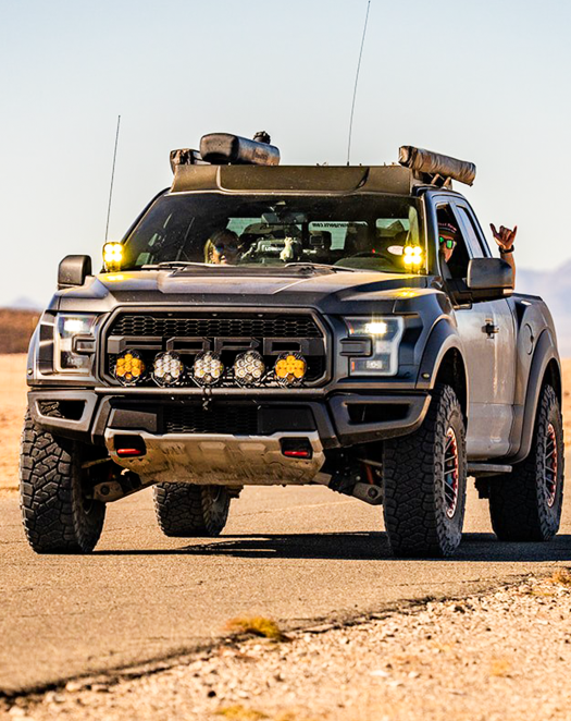 2017-2020 Gen 2 Raptor Front Light Mount Kit (Stock bumper)