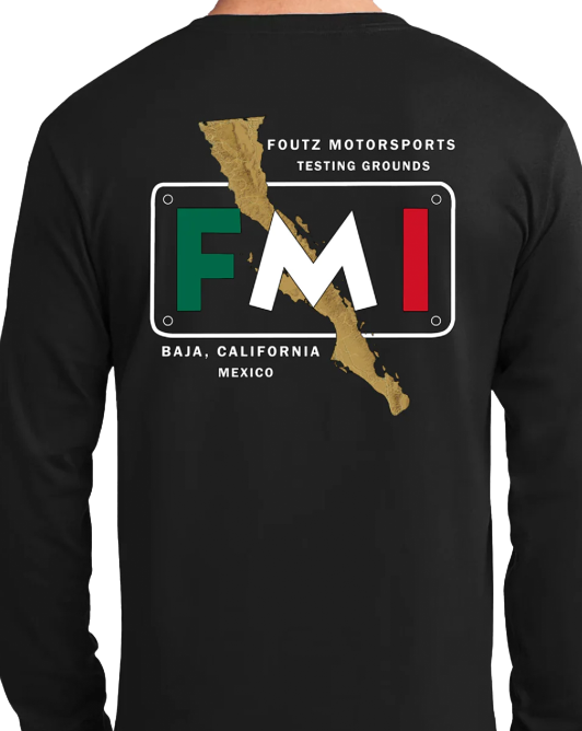 BORN TO BAJA T-SHIRT - MENS LONG SLEEVE