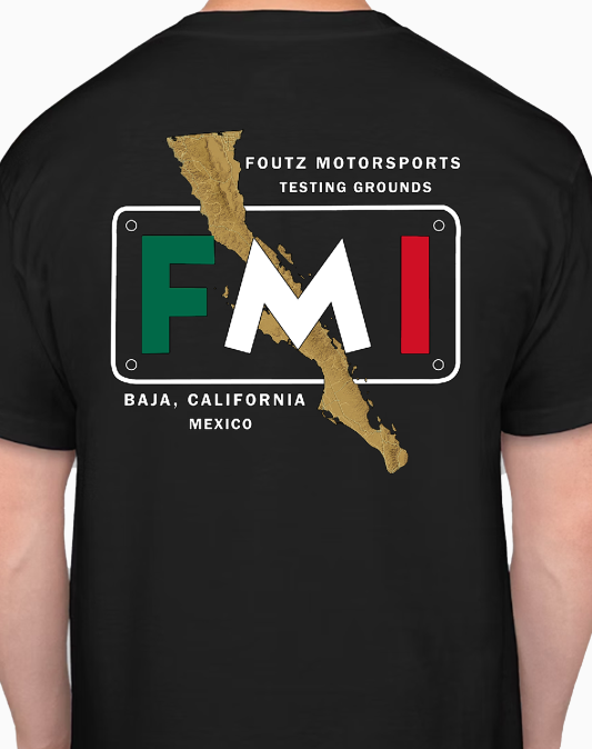 BORN TO BAJA T-SHIRT - MENS SHORT SLEEVE