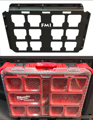 milwaukee packout truck bed side wall tool box storage mounting plate 