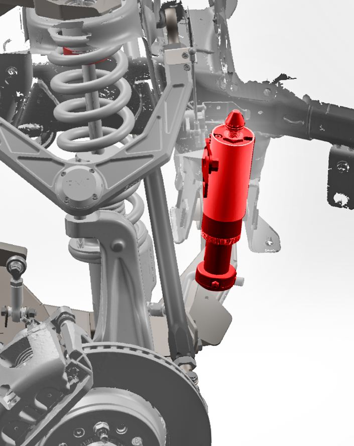 2021-2024 Ram TRX Front Bump Stop Mount Kit