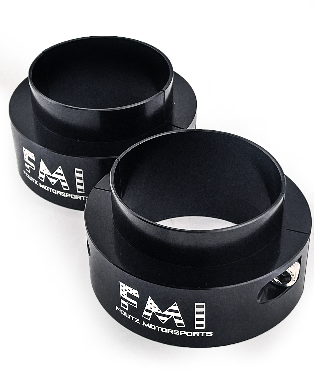Black anodized 2.5" leveling collars for 2025+ Ram RHO