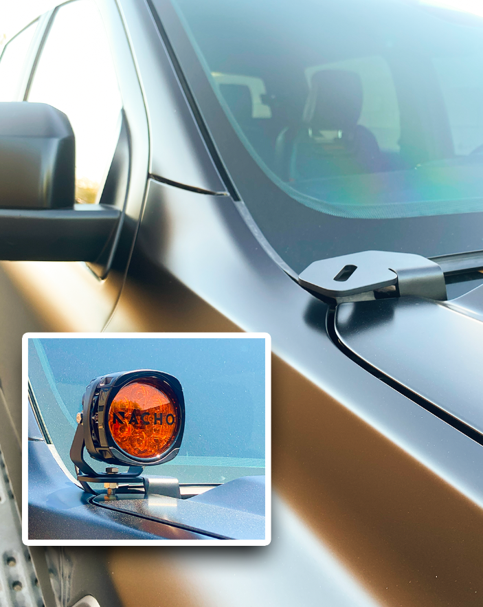 2024+ Ranger Raptor Front A-Pillar Light Mount