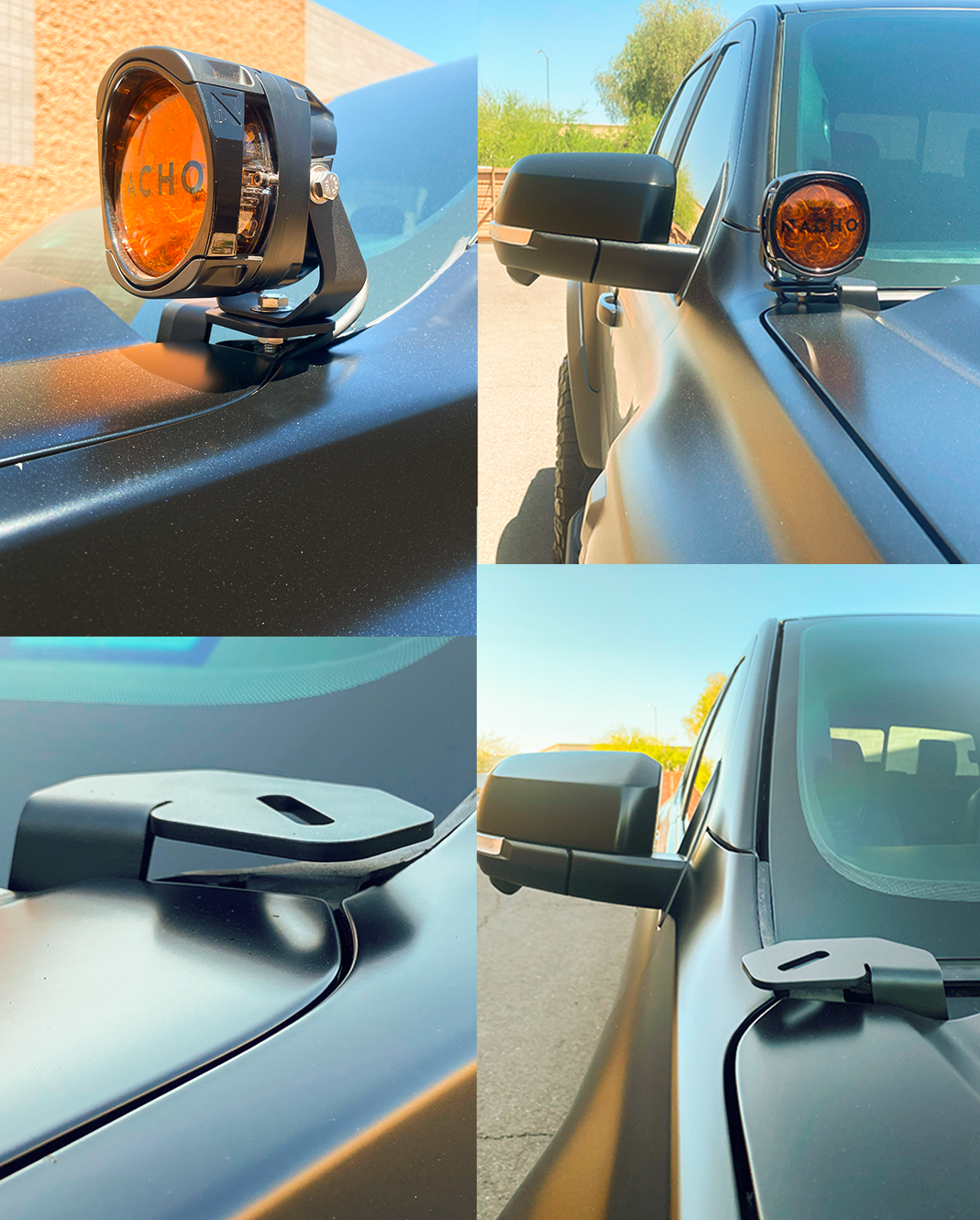 2024+ Ranger Raptor Front A-Pillar Light Mount