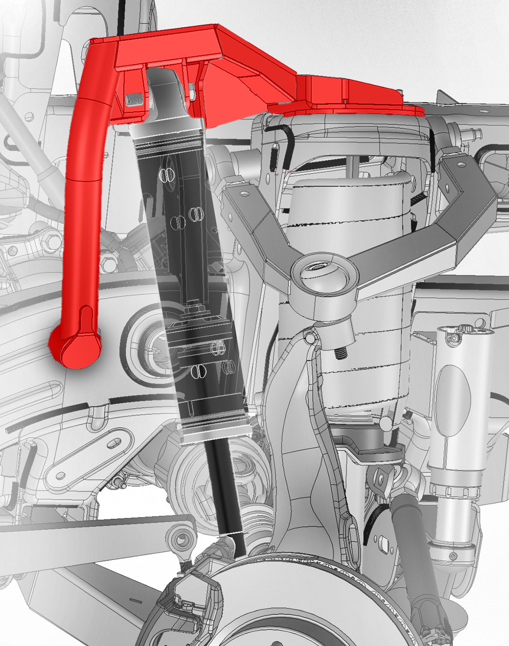 2024+ Ranger Raptor - Fabricated Front Bypass Shock Mount Kit