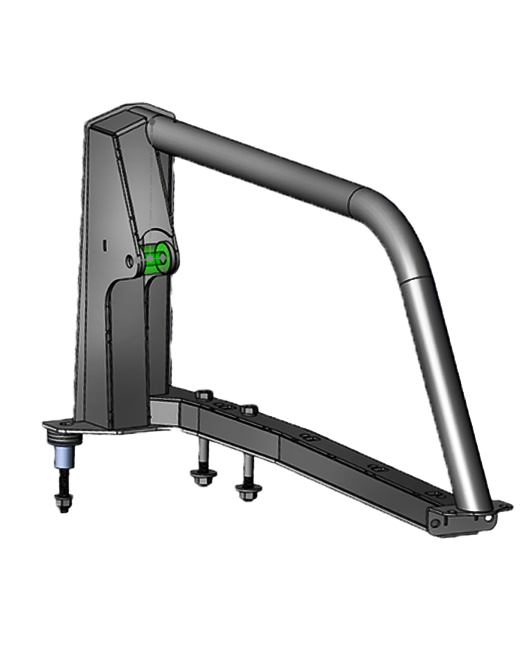 2024+ Ranger Raptor Modular Bed Organizer Side Shock Mount Kit - Long Travel Suspension -