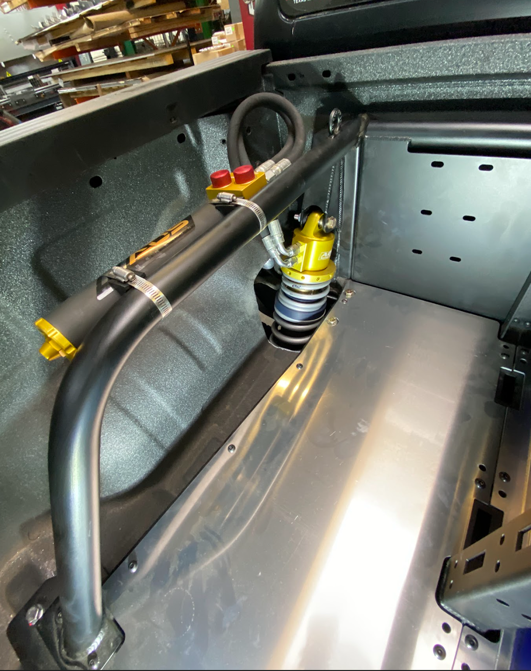 2024+ Ranger Raptor Modular Bed Organizer Side Shock Mount Kit - Long Travel Suspension -