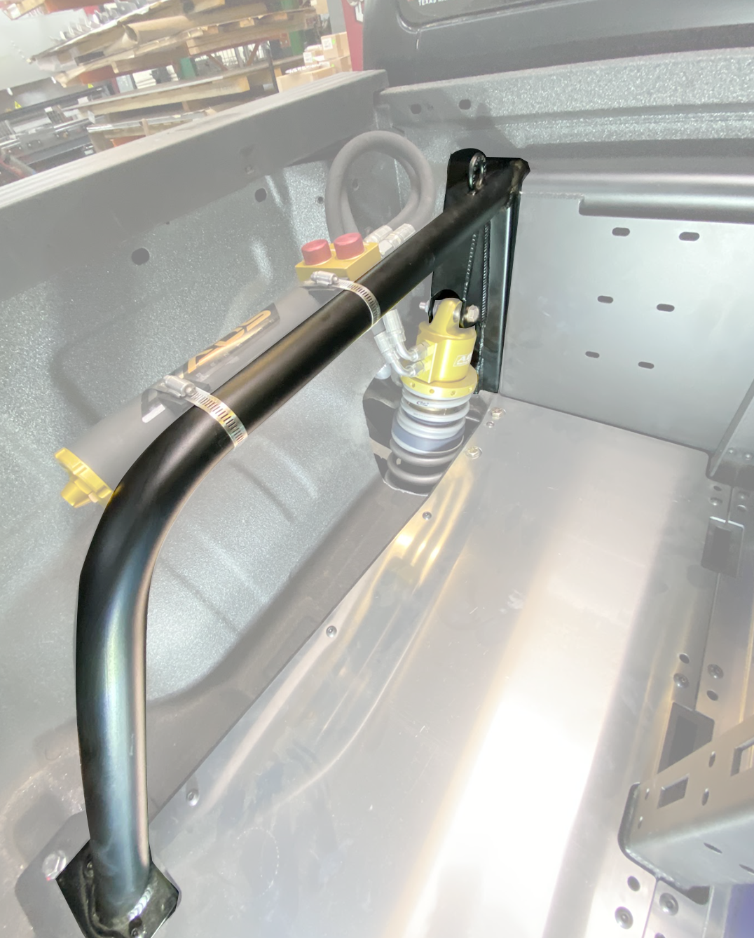 2024+ Ranger Raptor Modular Bed Organizer Side Shock Mount Kit - Long Travel Suspension -