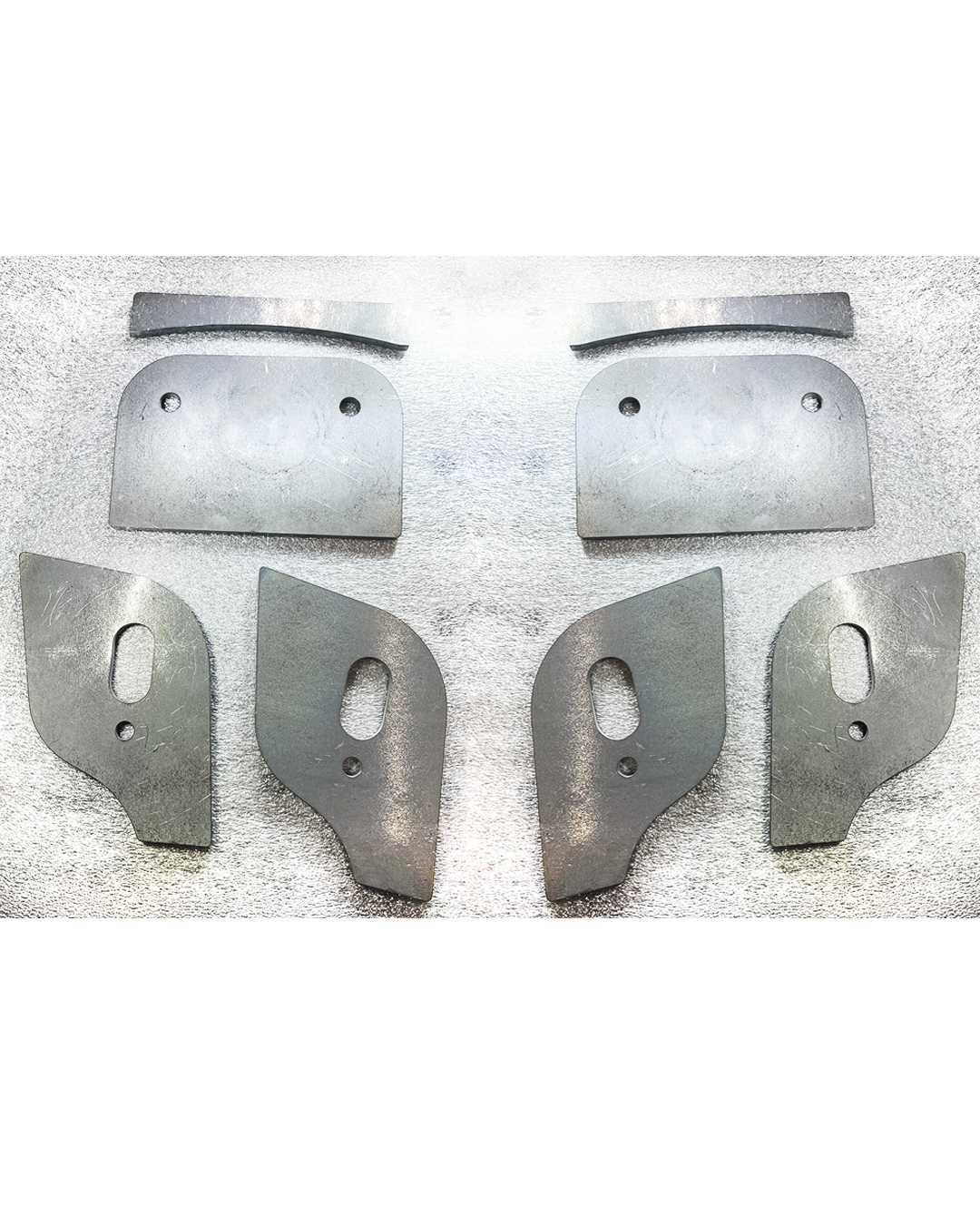 Dual drain hole weld-on lower control arm pocket gusset kit for aggressive off-road driving for 2017-2026 Ford Raptors