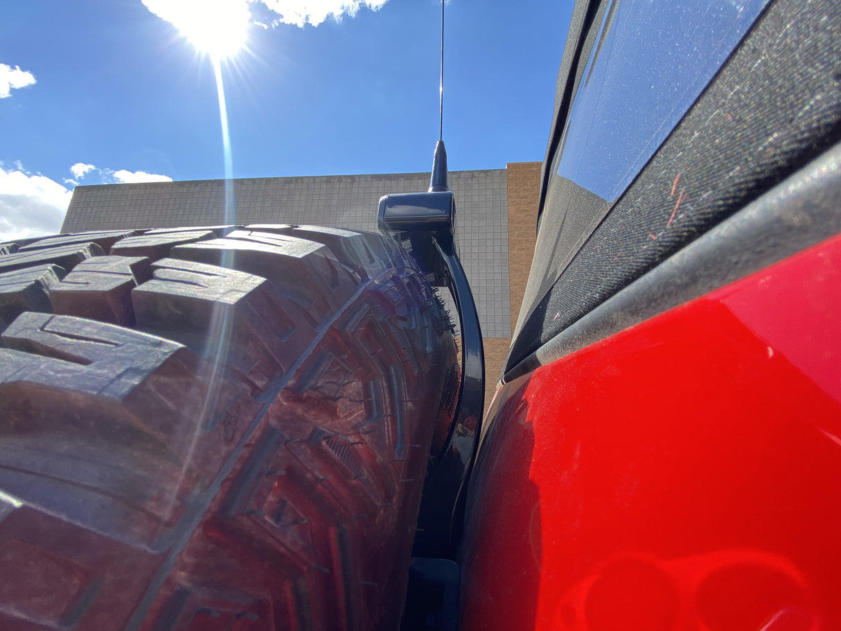 2021-25 Ford Bronco Third Brake Light Antenna Mount with 35"/37" tire by Bullet Proof Diesel