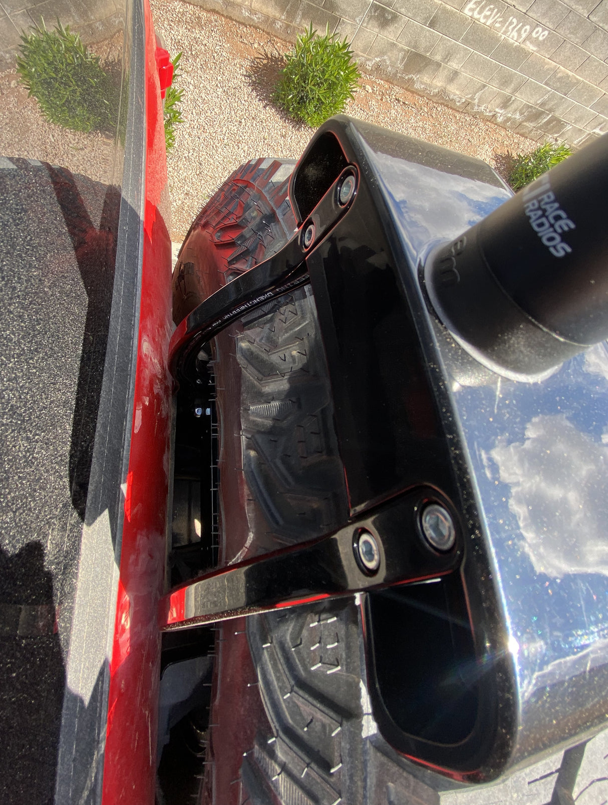 2021-25 Ford Bronco Third Brake Light Antenna Mount with 35"/37" tire by Bullet Proof Diesel
