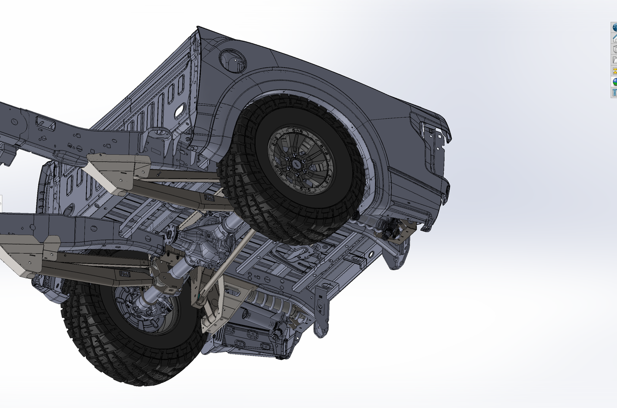 2015-up F150 Long Travel 5-Link Raptor Rear Suspension Conversion Kit for F150 and Gen 2 Raptors with 19 inches of travel