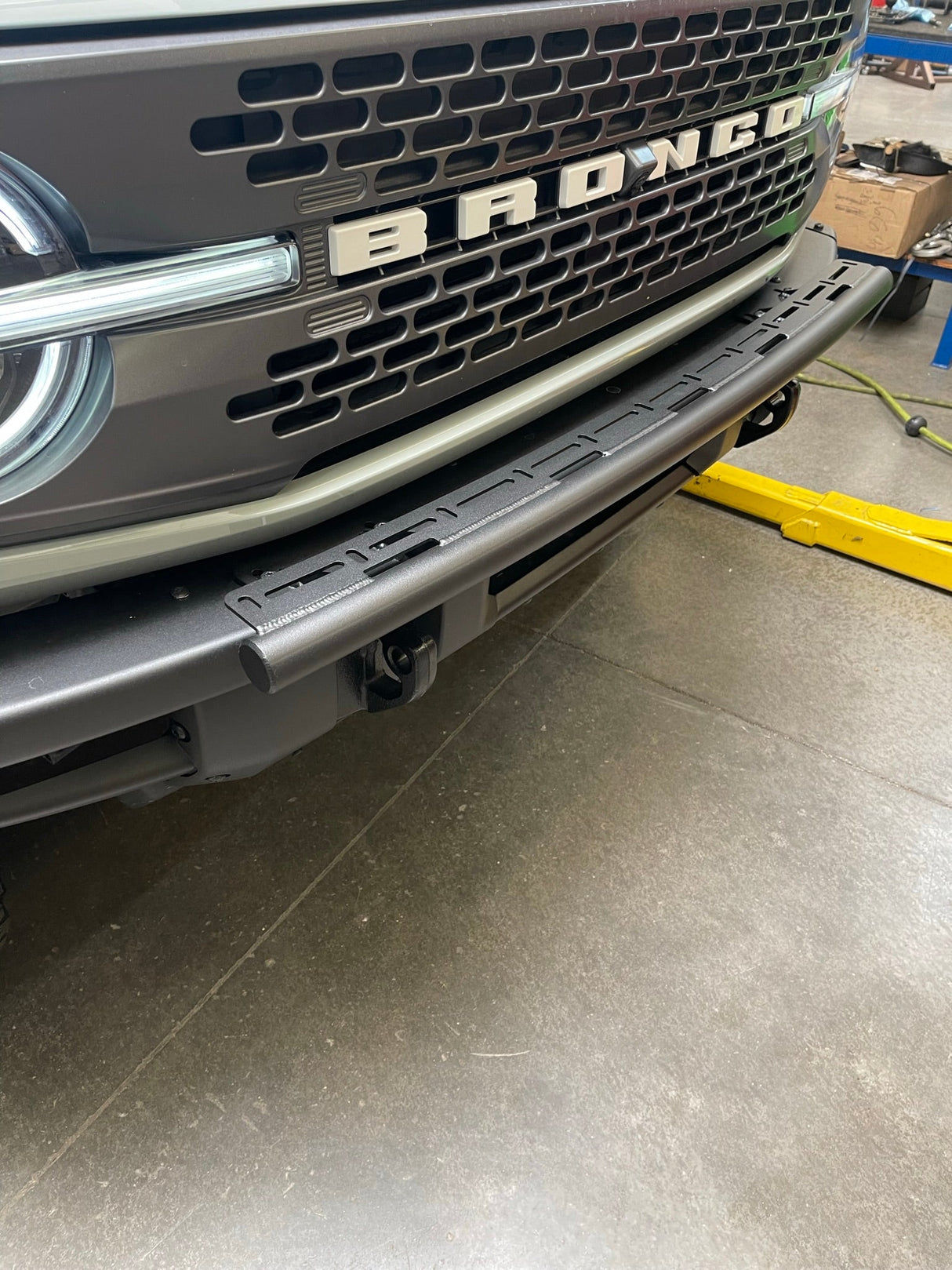 2022 and up Bronco Raptor, Front Light Mount Kit for Stock Bumper