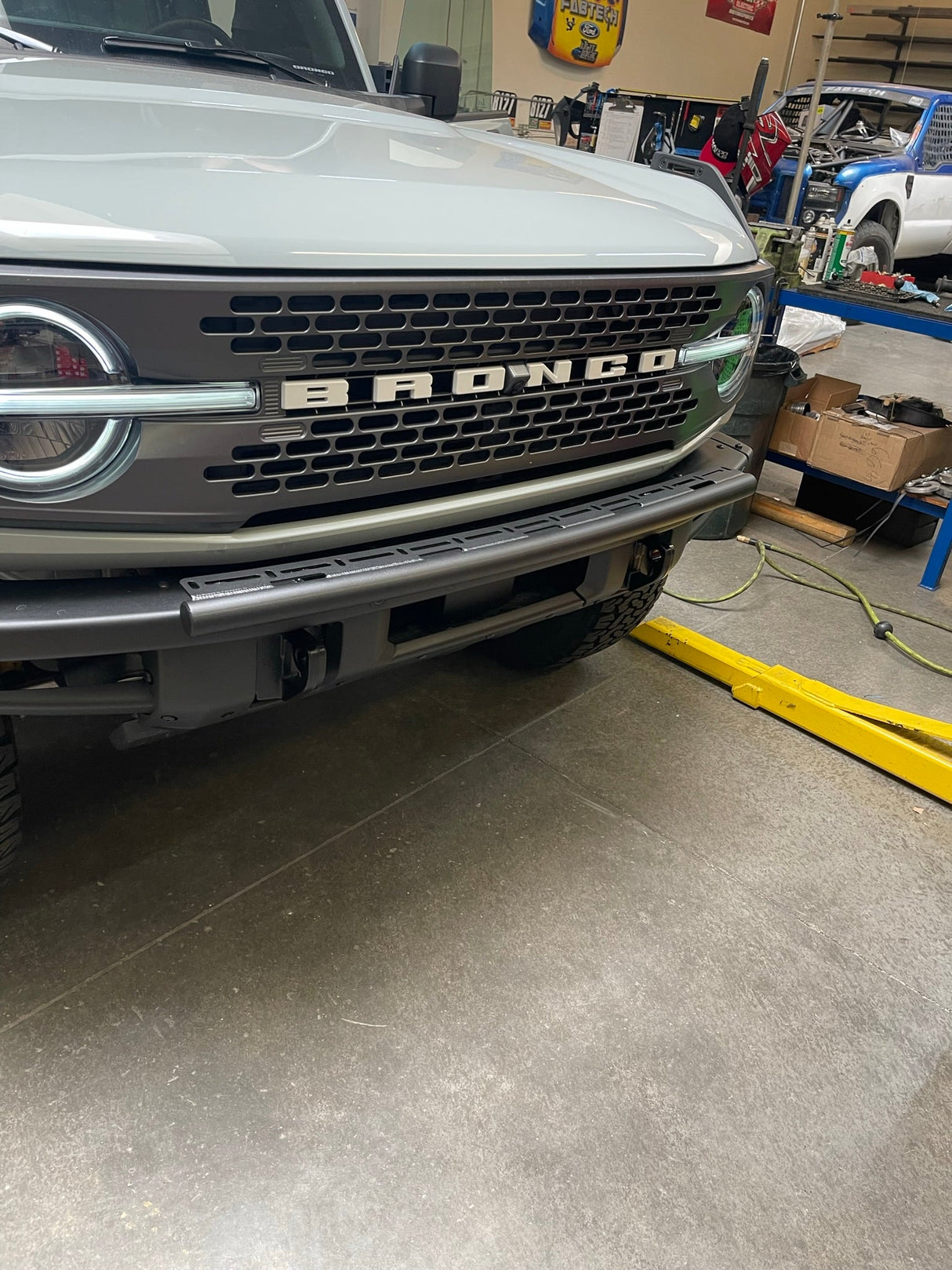 2022 and up Bronco Raptor, Front Light Mount Kit for Stock Bumper