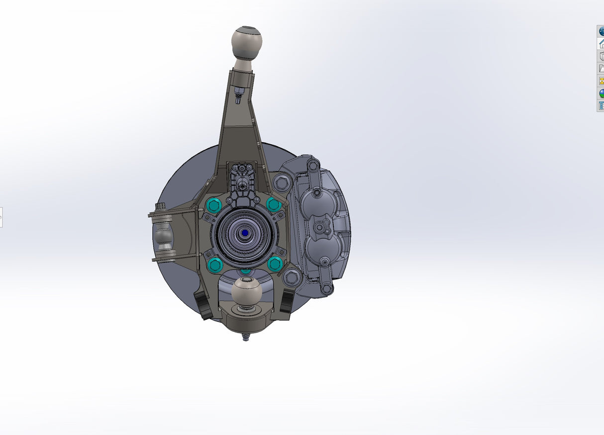 2021-2025 Gen 3 Raptor Fabricated Front Spindle kit