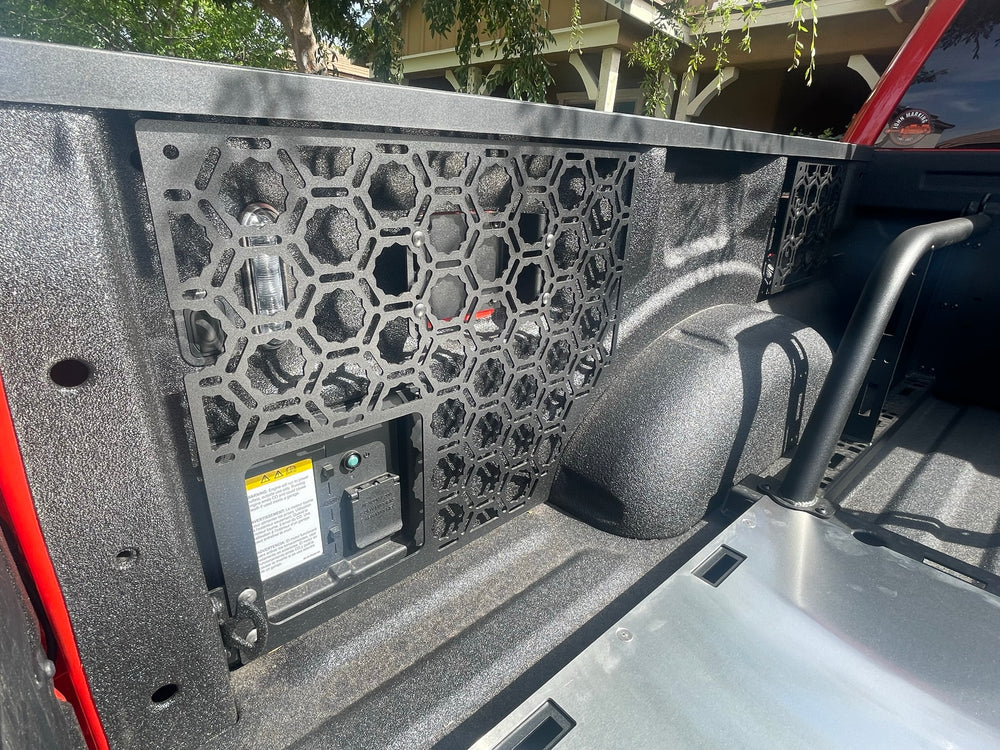 Bedside Organizer Panel kit - 2021 - 2023 Ford Raptor and F150