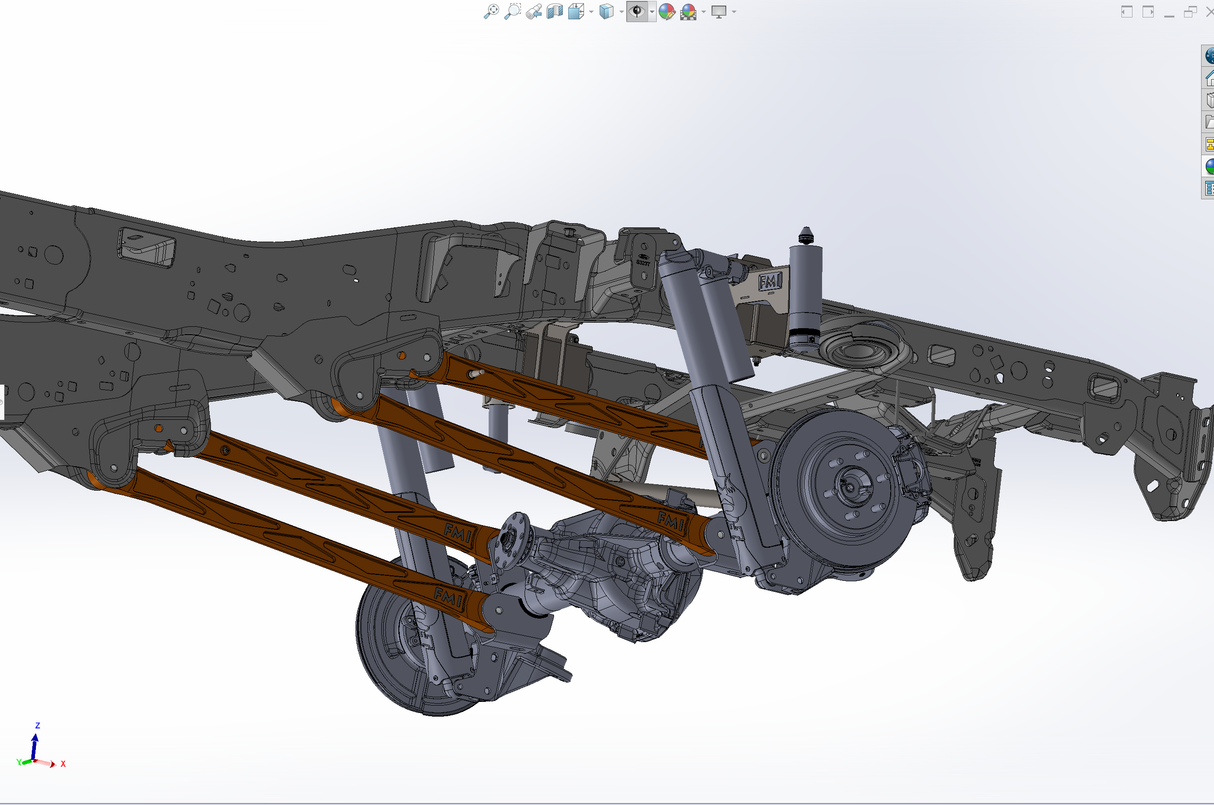 Gen 3 Raptor Rear Suspension Kit - Billet Aluminum Rear Arms - 2021 - 2024 F150 Raptor - Uniball Version