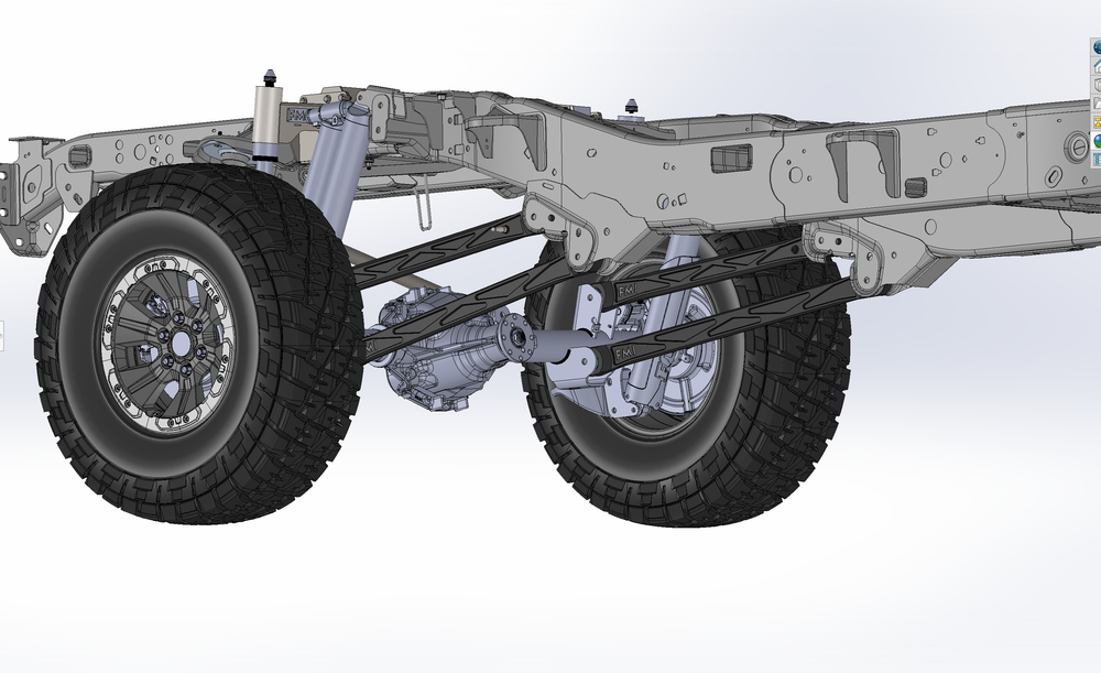 Gen 3 Raptor Billet Aluminum Rear Suspension Lower Arms - 2021 - 2024 Raptor - Uniball Version