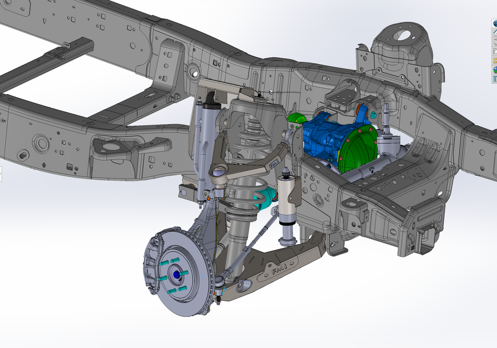(2017-2020 Raptor & 2015+ F-150) Mid-Travel Front Suspension Kit with Billet Upper Arm - Gen 2