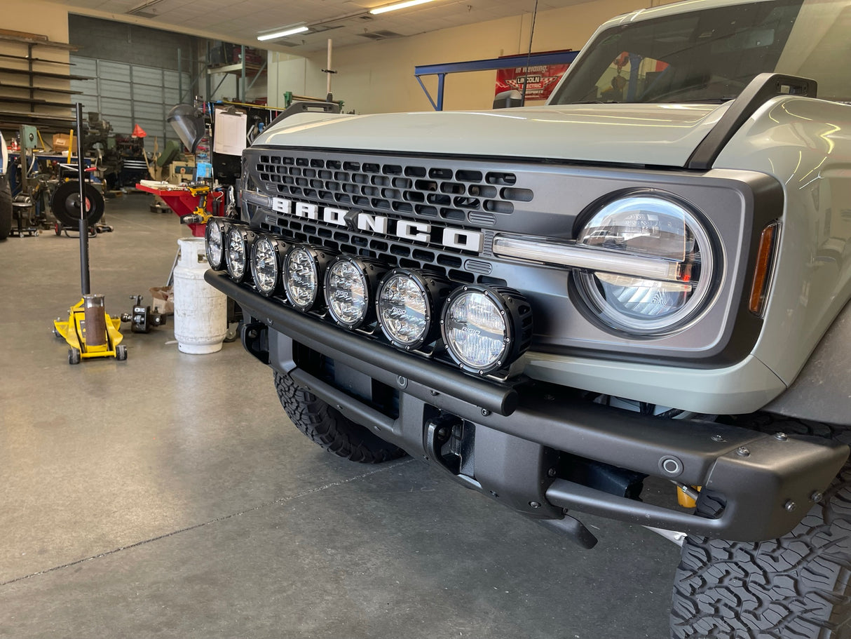 2021 and up Ford Bronco, Front Light Mount Kit for Stock Front Bumper