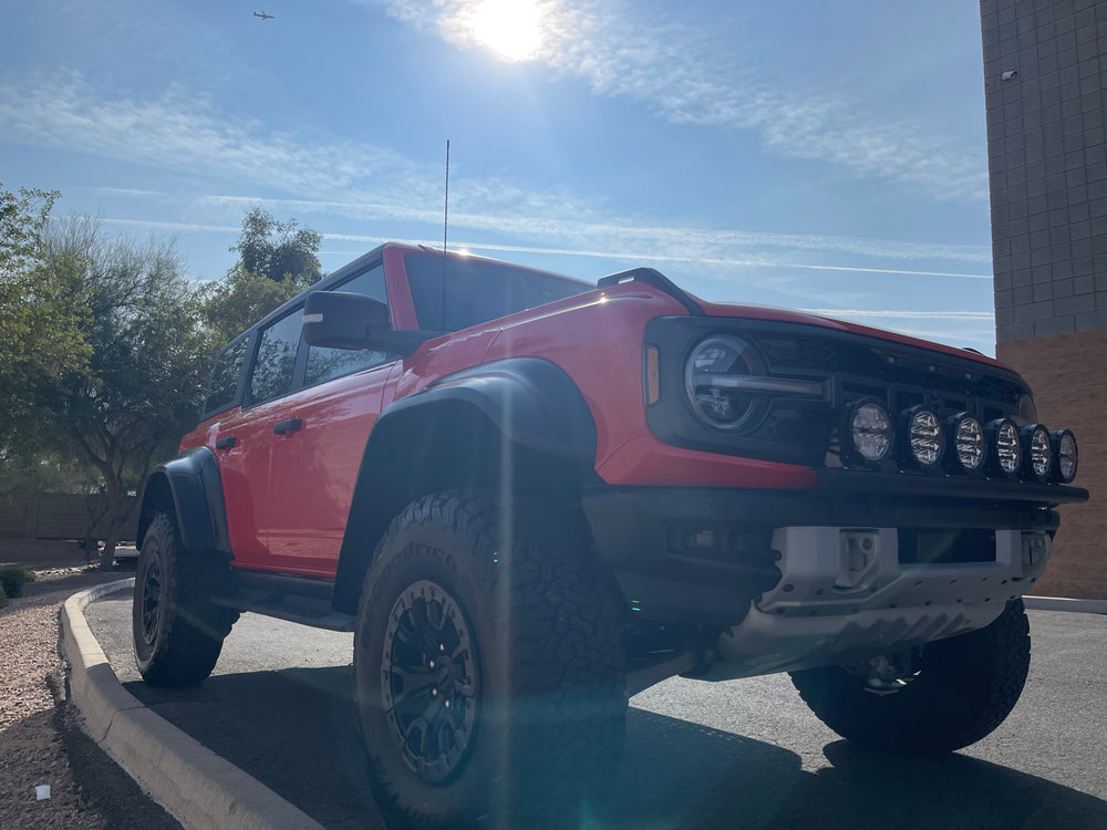 2022 and up Bronco Raptor, Front Light Mount Kit for Stock Bumper