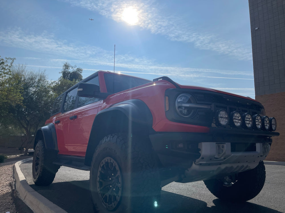 2022 and up Bronco Raptor, Front Light Mount Kit for Stock Bumper