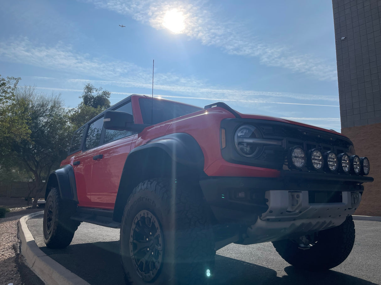 2022 and up Bronco Raptor, Front Light Mount Kit for Stock Bumper