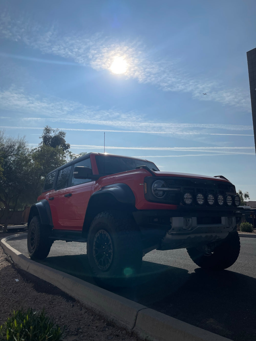 2022 and up Bronco Raptor, Front Light Mount Kit for Stock Bumper