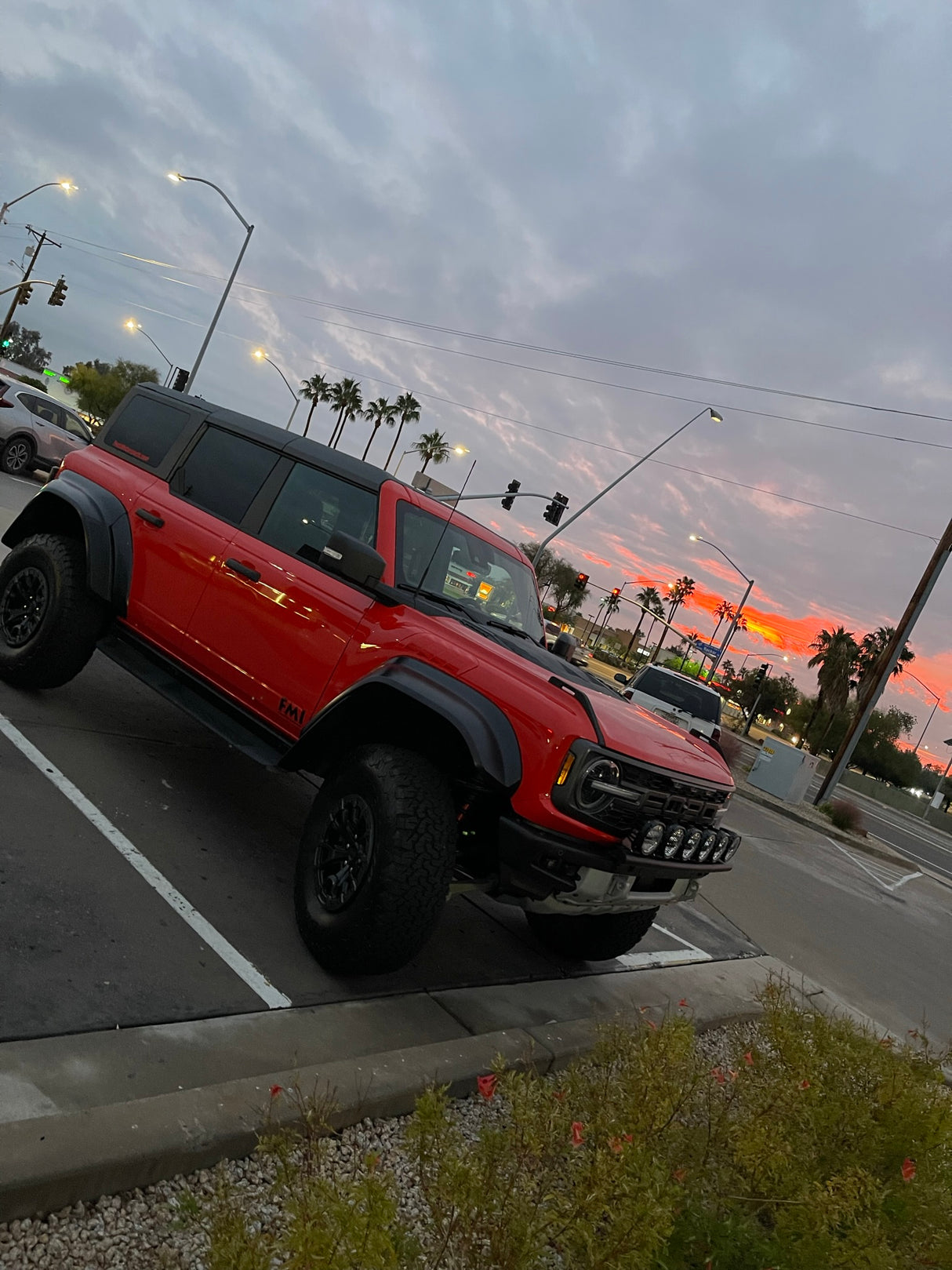 2022 and up Bronco Raptor, Front Light Mount Kit for Stock Bumper