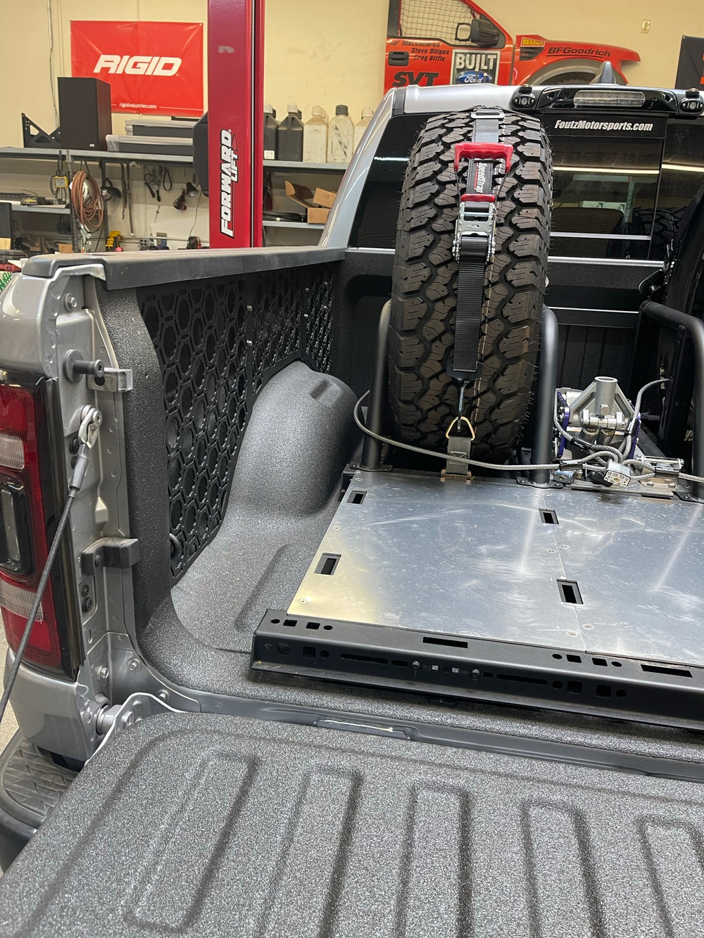 Ram TRX - Bed Organizer Panel kit - one side