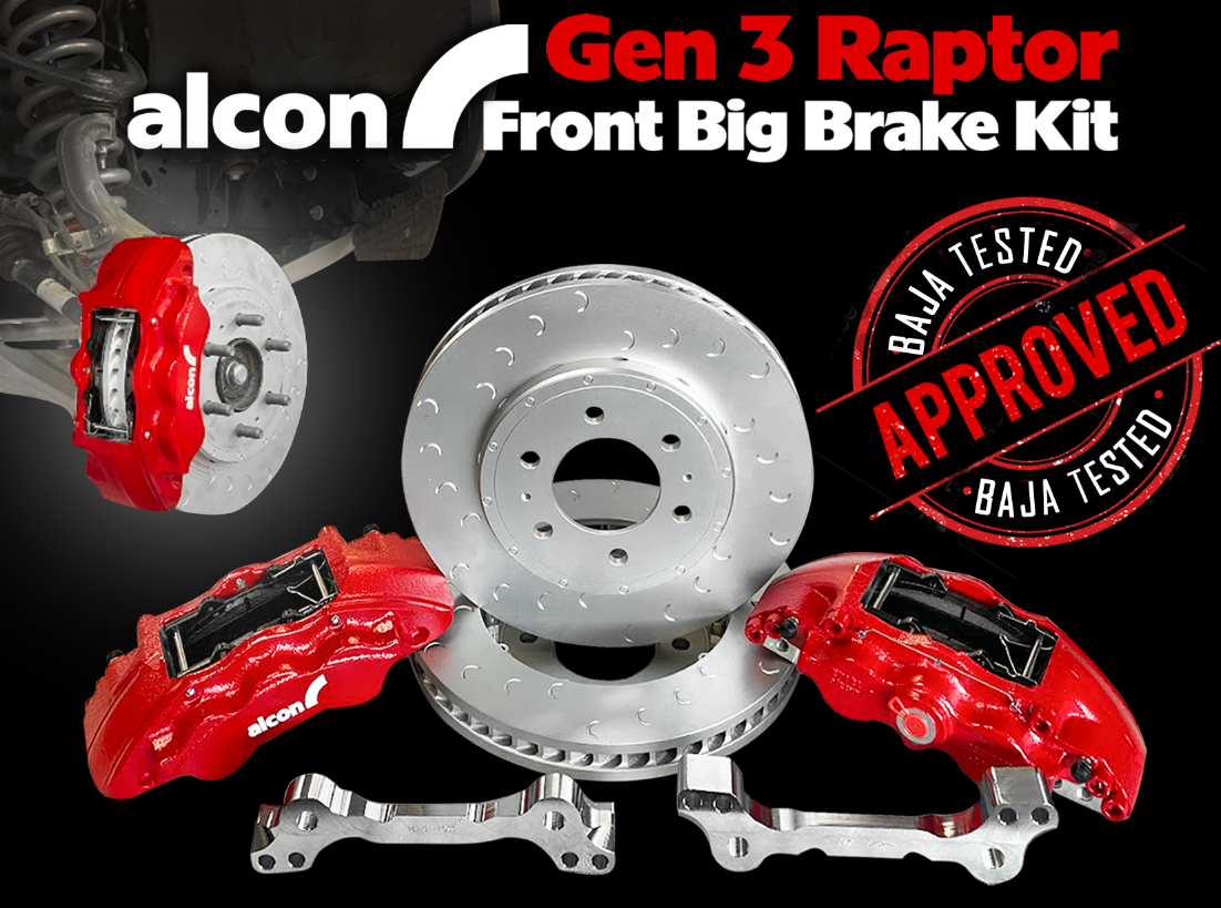Alcon Front Big Brake Kit 2021 - 2023 Ford Raptor 