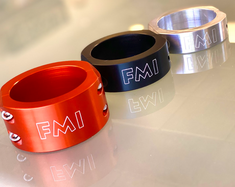 Foutz Motorsports CNC machined billet aluminum spring perch lift collars in three finish options