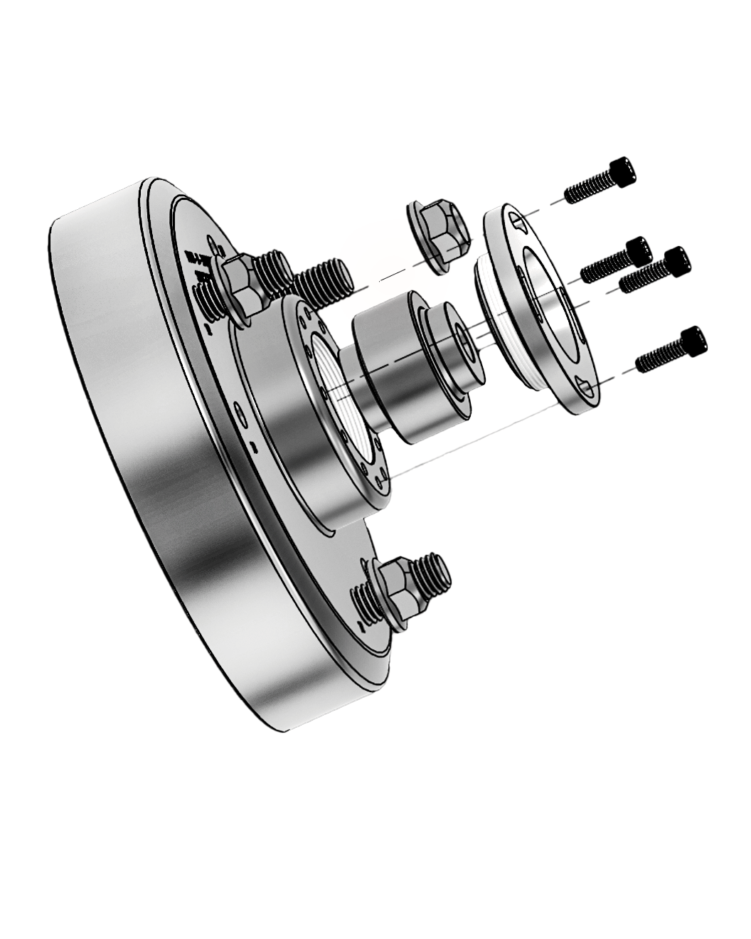 2010-2014 Raptor - Heavy Duty Billet Top Hat with 1.5 inch Lift for Stock Shock - Phase 1